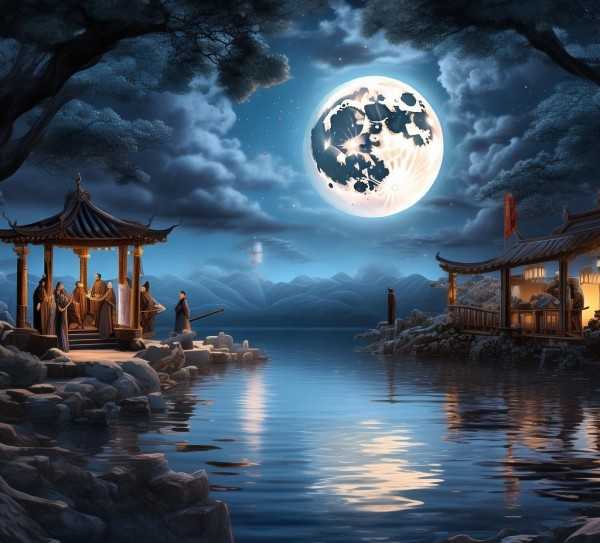 十五月亮歌谱，千里共婵娟的传说揭秘,十五的月亮，千里共婵娟—探寻十五的月亮歌谱背后的故事,旋律,温暖,第1张