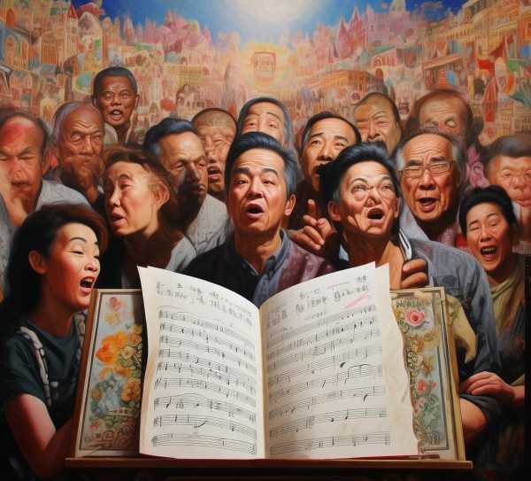爱国歌声传万里，揭秘祝福祖国歌谱背后的感人故事