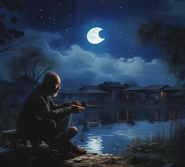 弯弯的月亮，歌词中的乡愁与回忆解析