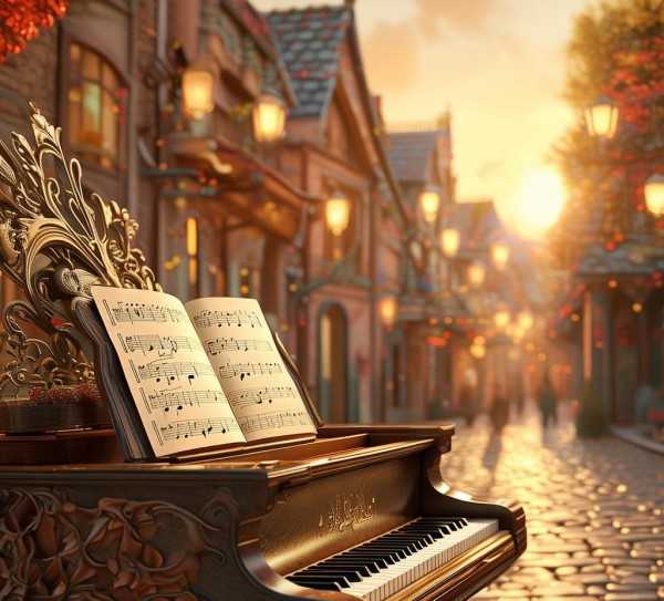 童话镇钢琴曲，唤醒记忆深处的旋律之旅,童话镇五线谱钢琴谱，唤醒记忆深处的旋律之旅,旋律,陪伴,情感,第1张