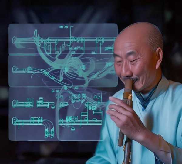 笛韵悠扬，简谱中的笛子艺术传承与创新之旅,笛子歌曲简谱，传承与创新的艺术之旅,旋律,简谱,五线谱,第1张